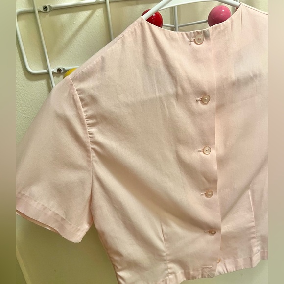 50s Vintage 🌺 Hand-Embroidered Blouse - Picture 5 of 5